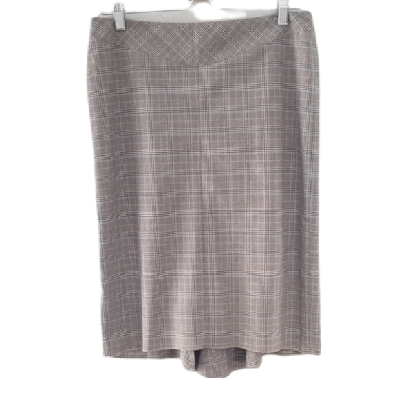 BCBG MaxAzria Plaid Midi Skirt - Picture 1 of 4